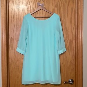 Tiffany Blue shift dress